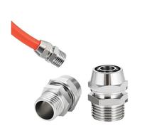 Conector rápido de rosca for conectores de tubo de manguera, Accesorios Neumáticos de conexión de aire, pc4-M5, M6, M8, M10, M12, 10/50/200 Uds.(PC6-M8x1.25,50 PCS)