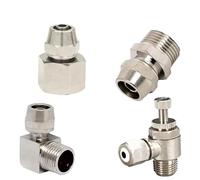 Conector rápido de tráquea de aleación de cobre de 1/8”, 1/4”, 3/8” y 1/2” (PT) de 4, 6, 8, 10 y 12 mm(12-03,PCF1pcs)