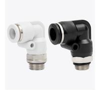 Conector rápido de tubo de aire neumático Pl codo G roscado 8-02/4-m5/6-01/10-03/8-02 1 Uds(Premiumblackpl8-03g)