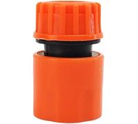 Conector rápido for manguera de jardín, adaptador de grifo de plástico for manguera de agua y pistola rociadora, accesorio de riego resistente a fugas, verde, paquete de 1/3/5/10(Orange,3pcs)