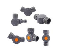 Conector rápido giratorio de 1/2 ", 3/4" y 1 ", válvula de bola giratoria de hilo macho/hembra, junta de reparación de tuberías de agua for riego(3I4 F to 3I4 M)