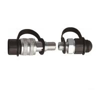 Conector rápido hidráulico de acero al carbono Zg3/8 para líneas de aceite y fluido de alta presión, compatible con accesorios de tubería mecánica estándar (ZG3/8)