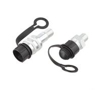 Conector rápido hidráulico, juego de acoplamiento de acero al carbono Zg3/8, accesorio de manguera de alta presión 70MPa, tornillo de bloqueo de tipo recto para tubería de aceite industrial, par (M16