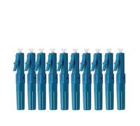 Conector rápido LC UPC, conector rápido de fibra óptica de modo único, especial for Cable de caída óptico de 2,0x3,0mm, 10 Uds.(UPC 10pcs)