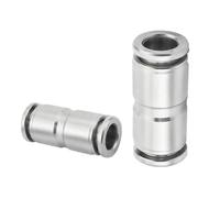 Conector rápido neumático de acero inoxidable 304, reductor PG recto de PU, 4, 6, 8, 10 y 12 mm, for manguera de compresor de aire, 10/50/200 unidades(10 Pcs,PG10-6)