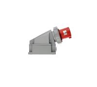 Conector receptor 63A 5P 400V rojo IP67 POWER TWIST 535-6