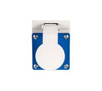 Conector receptor con solapa 16A 3P conector receptor 513-6d