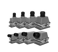 Conector rectangular de alta resistencia HDC-HE-16, 16 A, 6 pines, salida superior/lateral, certificado CE, 1 pieza(16P Side Entry)