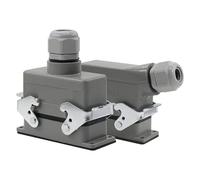 Conector Rectangular Heavy Duty HDC-H1- HE - 016 16 Pines 16A 500V Tornillo Pies De Aviación El Lado 1Pcs (Side line)