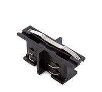 Conector Recto Carril Trifásico Negro | Greenice
