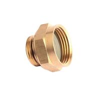 Conector recto de rosca de latón for riego de jardín, válvula de riego, accesorios de manguera, M18 a M22, 3 piezas Plumbing Fittings