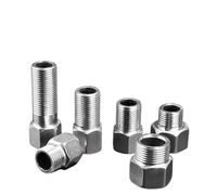 Conector recto de rosca macho hembra de 1/2 ", 3/4" y 1 ", adaptador reductor de acero inoxidable 201 for jardín, acoplador, adaptador de accesorios de plomería(1" Female to 3/4" Male)