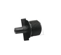 Conector recto de rosca macho negro de 1/2 pulgadas, accesorios de tubería de plomería for riego de jardín, adaptador de tubo de junta, conectores rápidos, 15 Uds.(NO4)