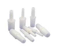 Conector recto reductor de plástico for tanque de acuario, aireador de bomba de aire, manguera de riego de jardín, conectores reductores, 2~200 Uds., 4-12mm