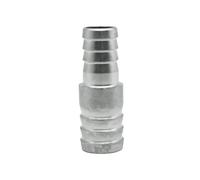 Conector recto reductor de púas for manguera de 6, 8, 10, 12, 13, 14, 15, 16, 18, 19, 20-60 mm, acero inoxidable 304, for agua, aire y combustible.(20mm-15mm)