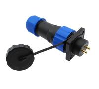 Conector recto SP20, conector de brida 2/3/4/5/6/7/8/9/10/12/14 pines, Cable IP68, 1 Uds.(5 pin)