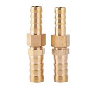 Conector reductor de de púas de manguera de latón, conector de enchufe reductor, material de latón duradero de primera calidad para mantenimiento de tuberías, tamaños disponibles (8-10 mm)