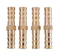 Conector reductor de de púas de manguera de latón, conector de enchufe reductor, material de latón duradero de primera calidad para mantenimiento de tuberías, tamaños disponibles (8-8 mm)