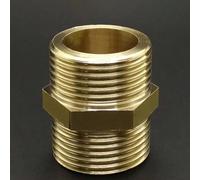 Conector reductor de rosca, adaptador rápido boquilla hexagonal for tubería latón 1/8", 1/4", 3/8", 1/2", 3/4", 1" y 1-1/4" for agua, petróleo gas(G 1I4)