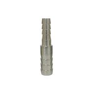 Conector reductor de tubería de púas de 2 vías de acero inoxidable 304, conector recto, espiga for manguera de 6mm, 8mm, 10mm, 12mm, 14mm, 16mm, 20-60mm(40mm-60mm)