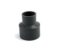 Conector reductor recto de PVC - Accesorio de tubería de riego engrosado gris/blanco for jardín, acuario e invernadero - 1 pieza(Gray,50x40mm)