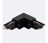 Conector 'Right Side' Tipo L para Carril Trifásico DALI Empotrable Aluminio