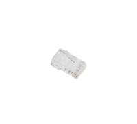 Conector RJ-45 Lanberg PLU-5000 Transparente Cat5e UTP Pack 100 unidades