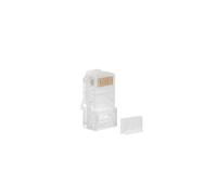 Conector RJ-45 Lanberg PLU-6000 Transparente Cat6 UTP Bolsa 100 piezas