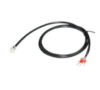 Conector RJ11 6P4C a 4 Pines / RJ9 4P4C a 4 Pines, Cable blindado con Extremo de Cable.(1.2m,No.2 6P4C)