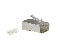 Conector RJ45 Alantec WT107 Gris Macho Derecho Metal Pack 100