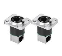 Conector RJ45 angular para uso industrial, material aislante ignífugo de alta calidad y durabilidad con rendimiento estable, ingeniería de
