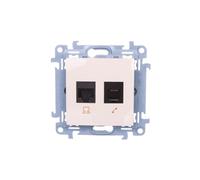Conector RJ45 Cat 6 + Simon 10 toma de teléfono C6T.01/41