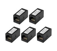 Conector RJ45 Cat6 Ethernet acoplador 5 piezas Lan Cable adaptador Powerline extensor de red hembra a hembra Ethernet Joiner Cat 6 Cate6 Cat5e conectores de paso en línea