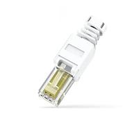 Conector RJ45 Cat6A Cat6 sin herramientas, conector modular UTP Cat 6a con terminación en campo for cables Ethernet sin blindaje de 23-26 AWG(2PCS,CAT5e)