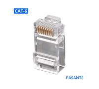 Conector RJ45 Categoría 6 Macho Conexión Rápida