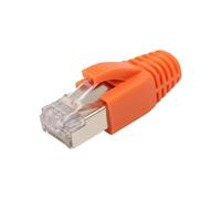 Conector RJ45 de 10 Gbps CAT 7 CAT 6A, 20 unidades de conectores de red, 10 conectores de red POE, pasaporte y apantallado, conector LAN para cable de instalación, 50 μ dorado, conector LAN para cable