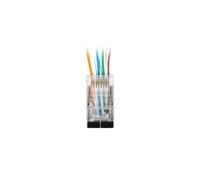 Conector RJ45 Lanberg PLS-6020EZ Cat6 Transparente 20 piezas Macho Plástico Derecho