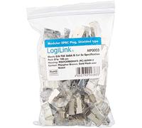 Conector rj45 macho ftp cat5e blindado (bolsa 100ud)