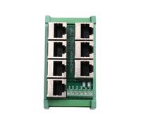Conector RJ45 Macho/Hembra A Conector RJ45 de 7 Pines, Bloque de Terminales de Adaptador de Red, Módulo de Conexión para Prueba de Cableado.