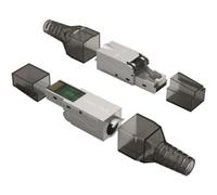 Conector RJ45 Roline Cat.6A FTP sin herramientas aleación de cobre gris