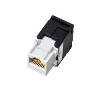 Conector RJ45 Roline MB001 Hembra Derecho Negro Blanco Cat5e