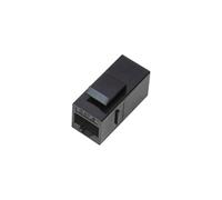 Conector RJ45 Roline WTM19 Hembra Derecho Negro con Protector de Cable