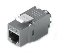 Conector RJ45 Ubiquiti UACC-KEYSTONE-JACK-C6A Pack 12 Cat6A Keystone Alta Velocidad