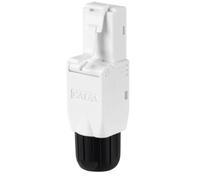 NANOCABLE 10.21.0601 - Conector RJ45 UTP Cat.6A, Auto Crimpable, Sin Herramientas (10 Uds), Blanco