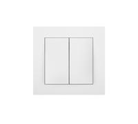 Conector SANTRA 2x peldaños sin marco empotrado blanco 4118-10