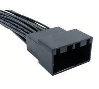 Conector sin sellar de carcasa de plástico for montaje de CA de coche, 20 pines, 175967-2, 175975-2, con cables, enchufe de arnés de cables de inyector de automóvil