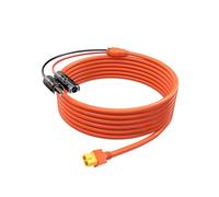 Conector solar a conector XT60, cable de panel solar de 5 metros, cable de carga solar, cable solar, 12 AWG, compatible con EF DELTA 2 y River Pro MAX Powerstation 757, panel solar generador solar (5