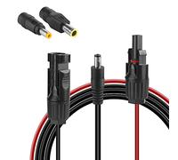 Conector Solar a DC 8mm,Vegena Cable de Extensión Solar 16 AWG,1,5 m Cables para Placas Solares,Conector Placa Solar,Cable Adaptador de Panel Solar, para Todos los Paneles Solares