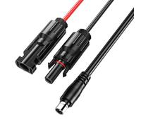 Conector solar a DC8020 adaptador panel solar cable de extensión cable compatible para Jackery 3000 2000 1500 1000 Pro / 2000 1000 700 600 Plus generador solar Powerstation