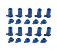 Conector solar de 10 pares para fotovoltaica para protección de terminación de cable que cumple con los requisitos IP67 para uso solar al aire libre (azul)